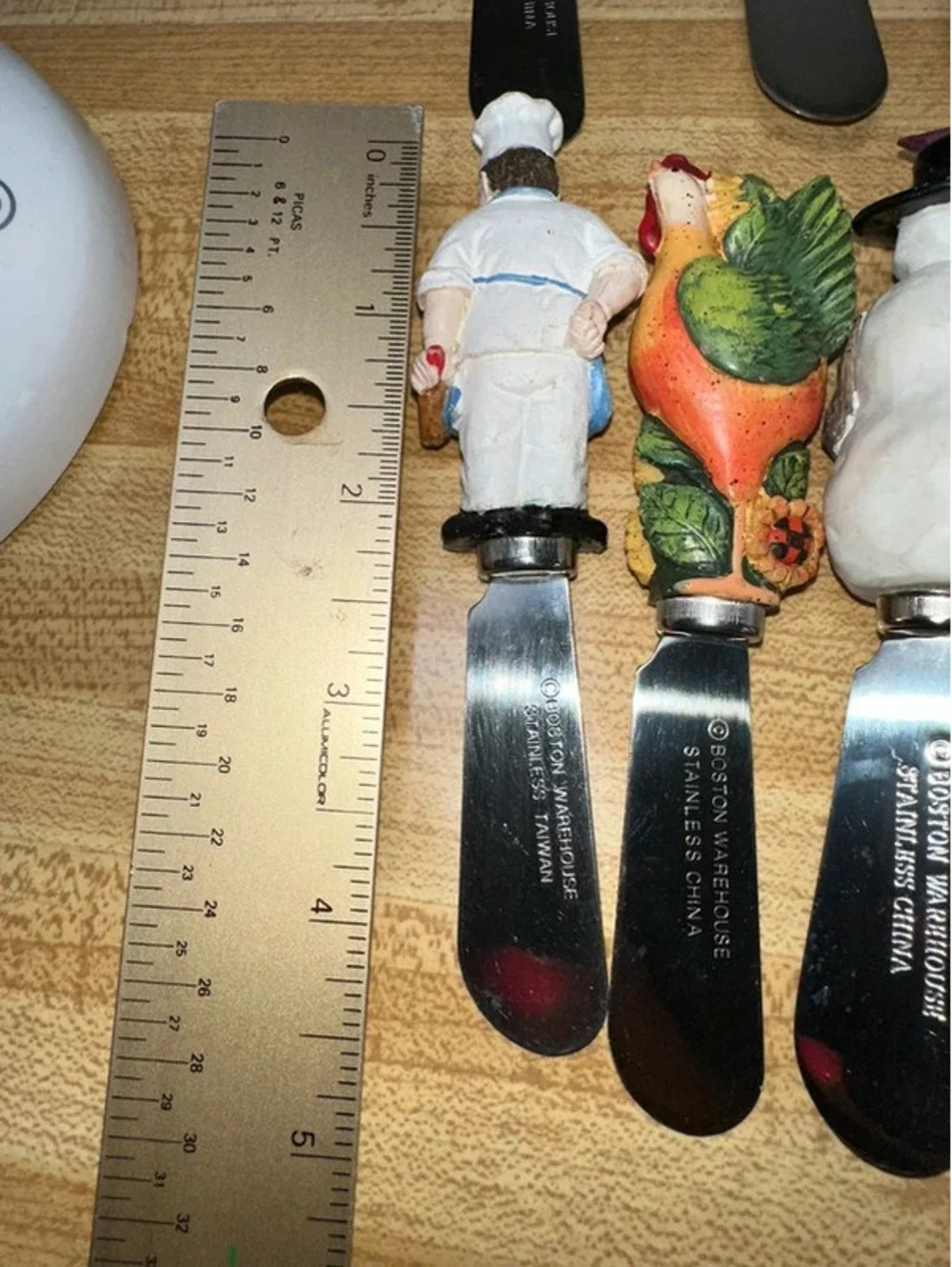 Vintage Collection 9 Novelty Cheese Spreader Knives